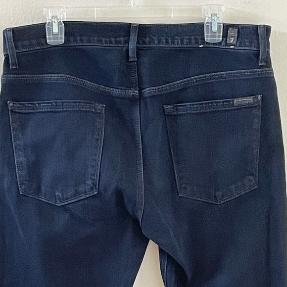 7 For All Mankind Men’s Rhigby Jeans Dark Wash Size 33 - Picture 7 of 9